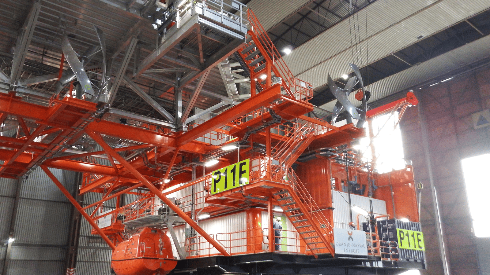 One Dyas platform P11E – Veiligheidssignalering