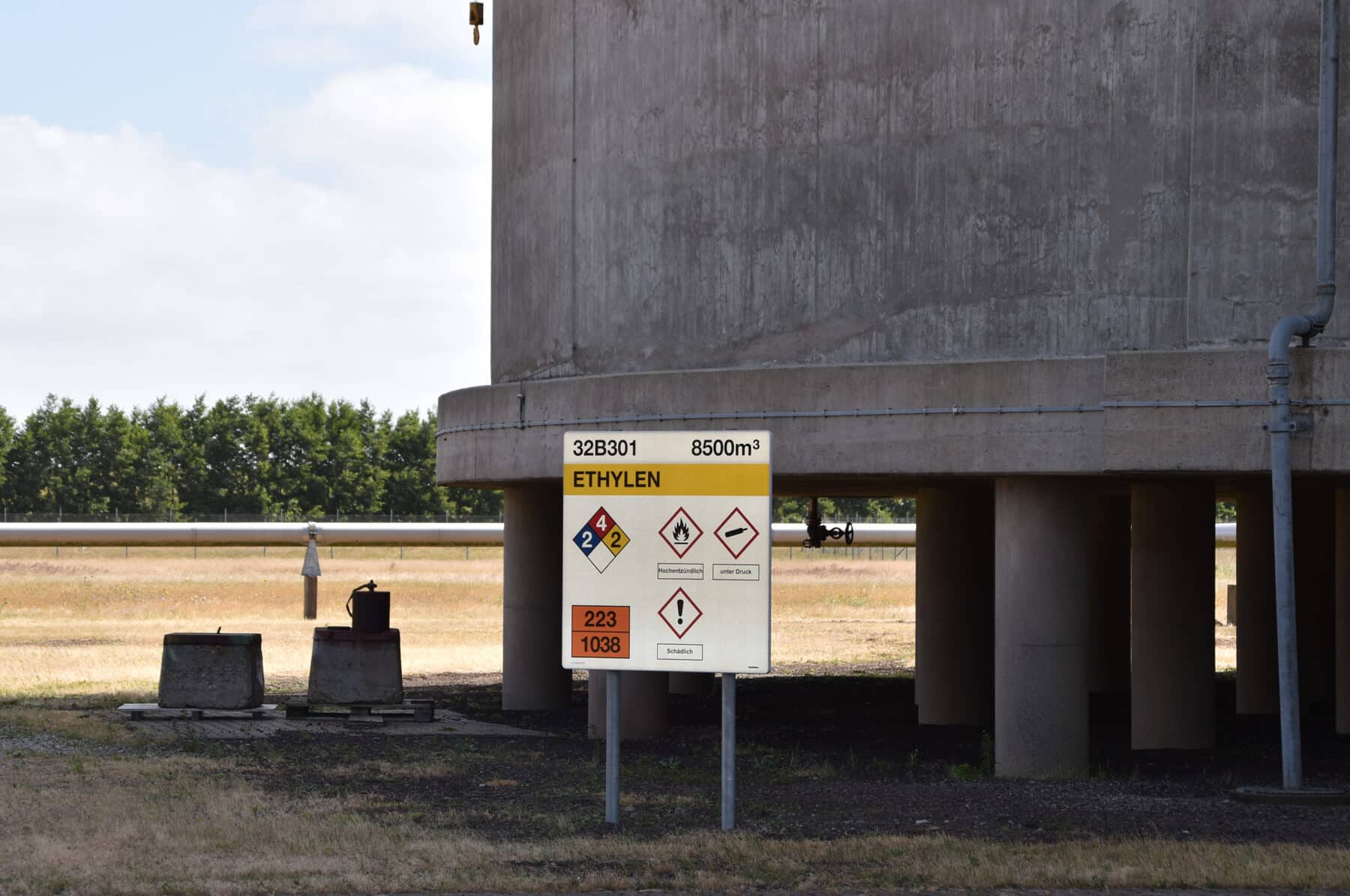 Sicherheitszeichen für Lagertanks
