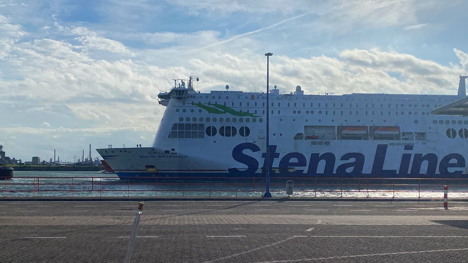 Sicherheitskennzeichnung für Stena Britannica