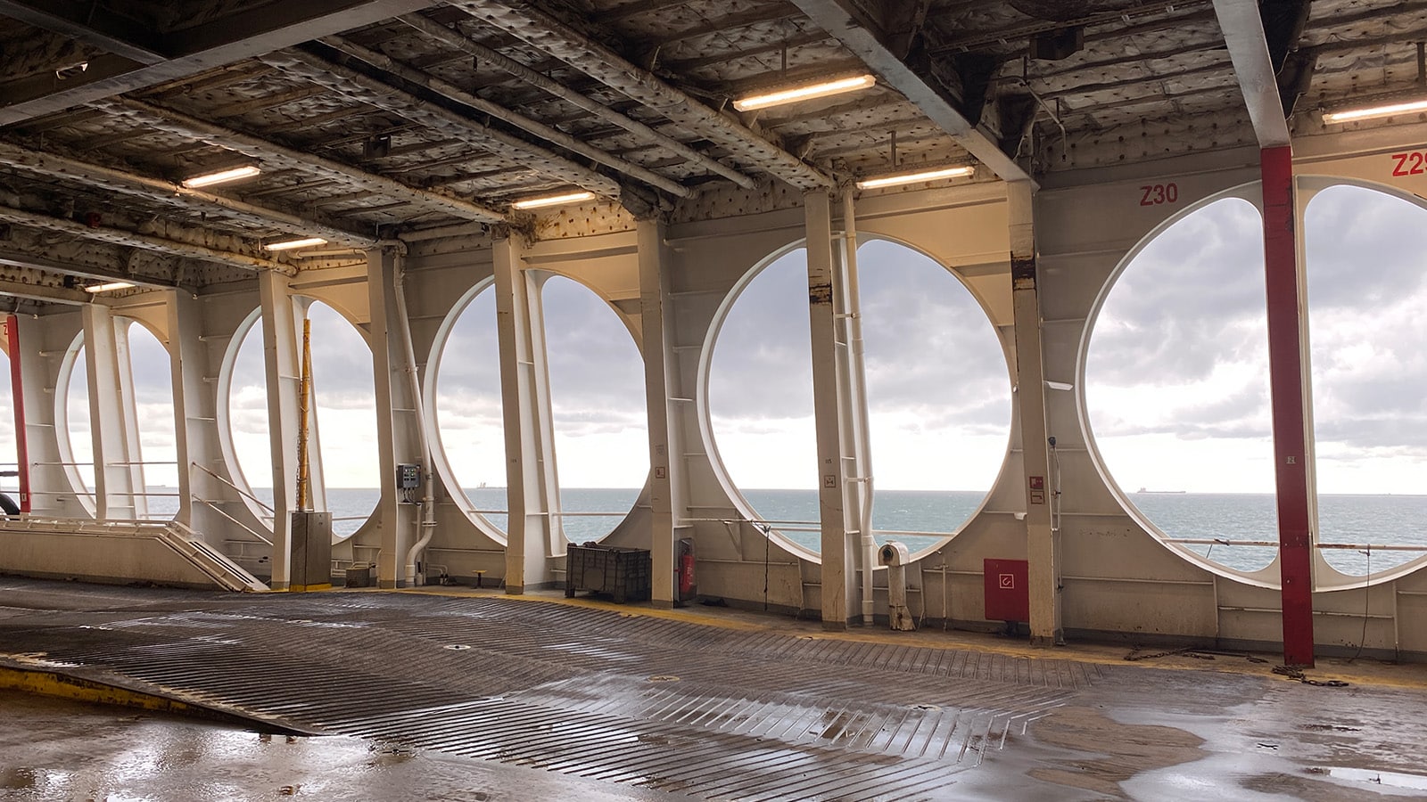 Safety signs for Stena Britannica