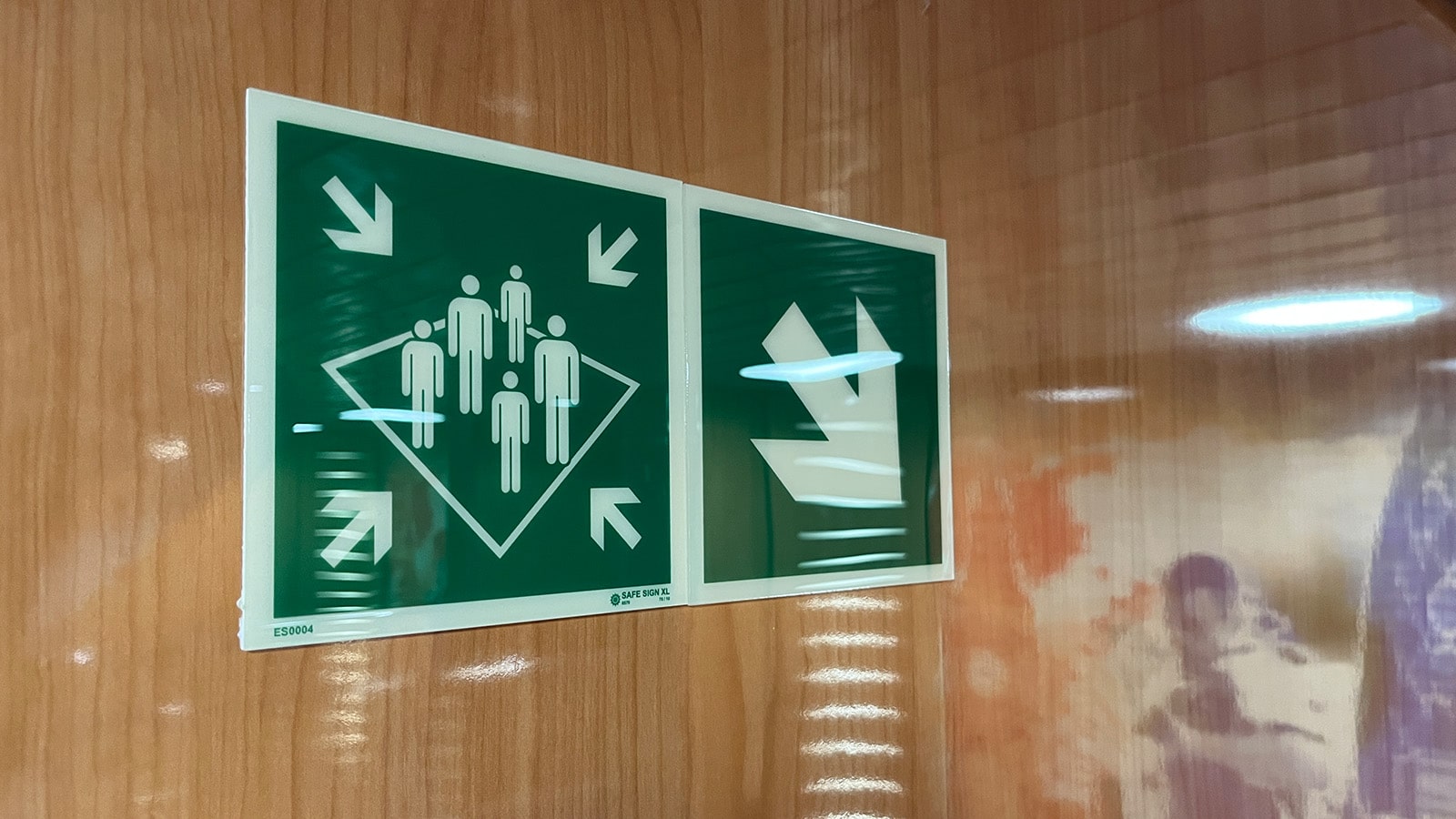 Safety signs for Stena Britannica