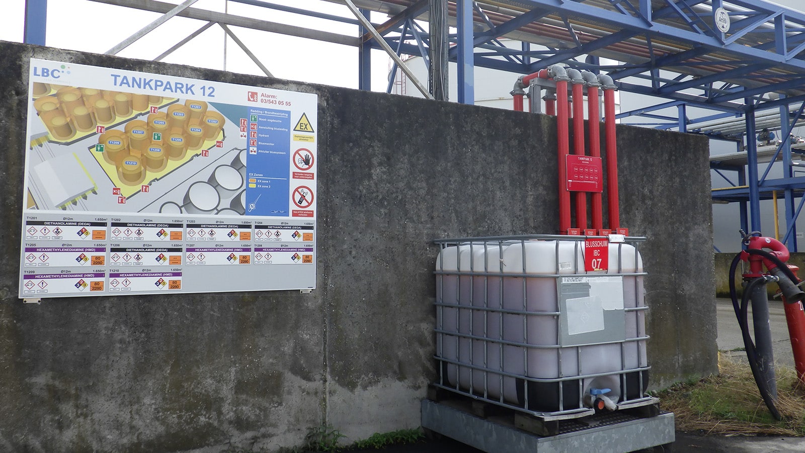 LBC Antwerp tankmarkering